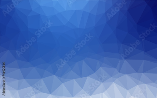 Light BLUE vector low poly texture.