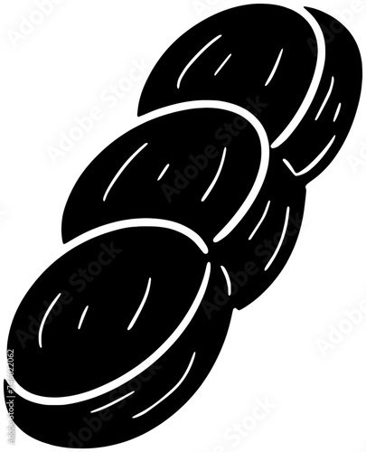 plant illustration peanut silhouette food logo nature icon groundnut outline leaf nut green agriculture soil grow natural garden crop shape of green agriculture for vector graphic background