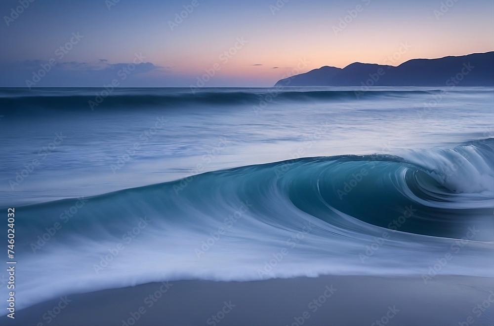 Obraz premium waves on the beach
