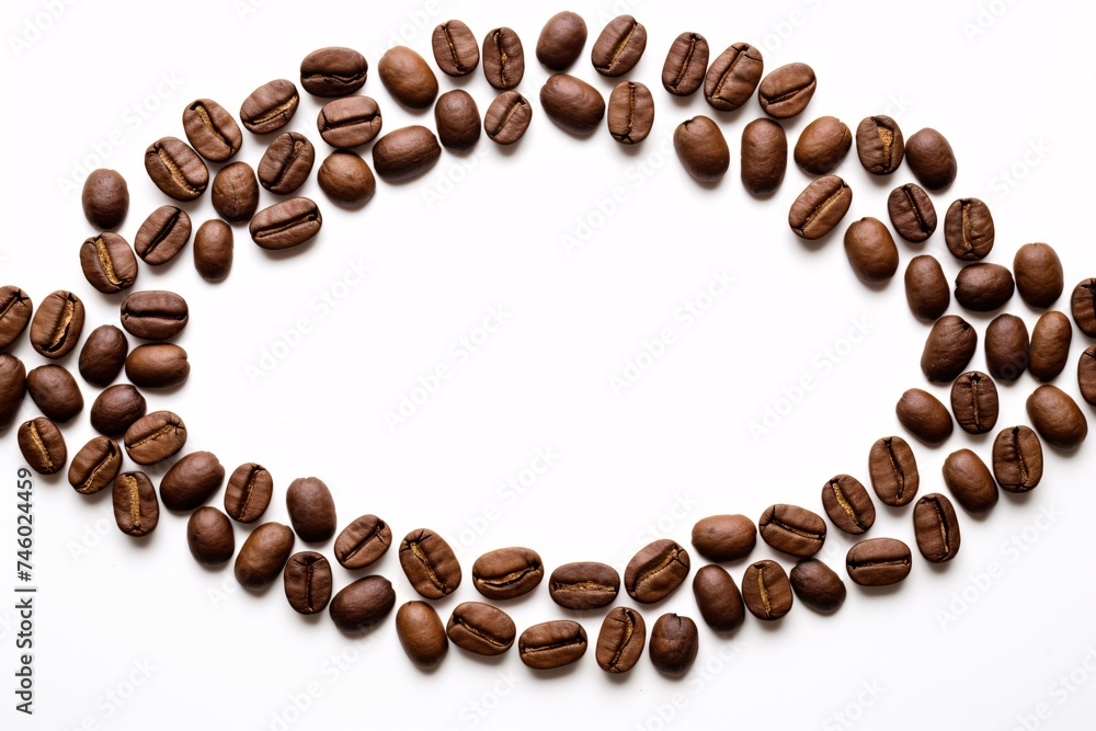 a group of coffee beans arranged in a circle a group of coffee beans arranged in a circle
