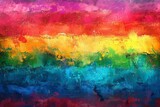 LGBTQ Pride made to order. Rainbow spouse colorful technicolor diversity Flag. Gradient motley colored dreams LGBT rightsparade attachment pride community