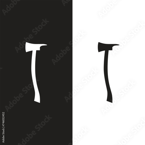 Axe Icon Flat Graphic Design Axe Vector Line Icon - Simple Thin Line Icon, Premium Quality Design Element