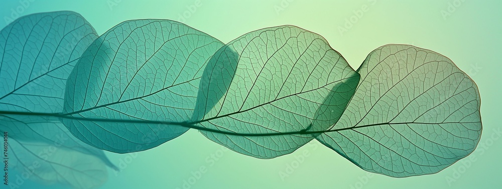 Plant leaf veins of green Plant leaf veins of green