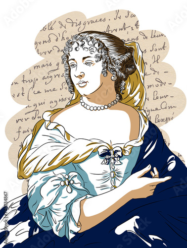 Madame de Sévigné, french writter, 1626-1696