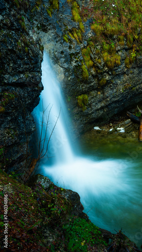 Long exposure at a small waterfall in Austria. © pacefulcity