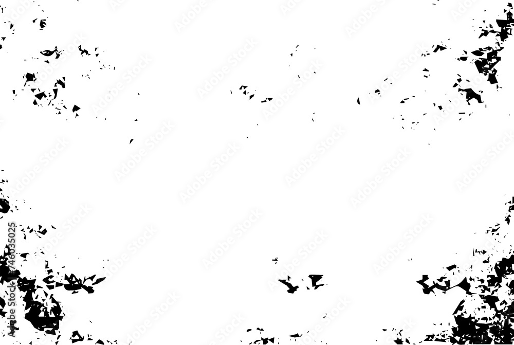 Obraz premium Rustic grunge texture with grain and stains. Abstract noise background. PNG graphic illustration with transparent background.