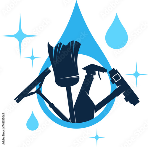 Water drop and cleaning tool design