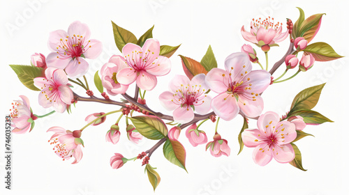 Bouquet of sakura cherry blossom flowers plant © fisher