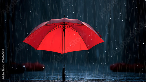 Umbrella illustration  success concept