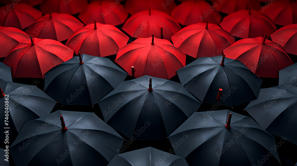 Umbrella illustration, success concept Umbrella illustration, success concept