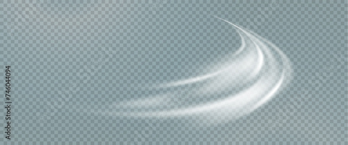 The text describes various visual effects, including a light trail wave, fire path trace line, effect curve twirl, neon motion effect, white special effect, and speed police line.