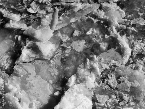 ice on the river