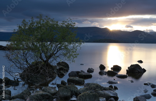 Sunset at Loch Lomond, Scotland