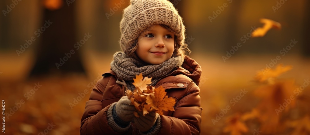 portrait of a girl in autumn portrait of a girl in autumn