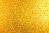 Golden shining glitter background Party concept Shimmering surface New year birthday wedding Glowing Copy space for greeting text Holiday gold texture 