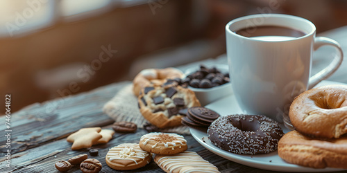 coffee and cookies,Donuts And Coffee Photos © Sadia