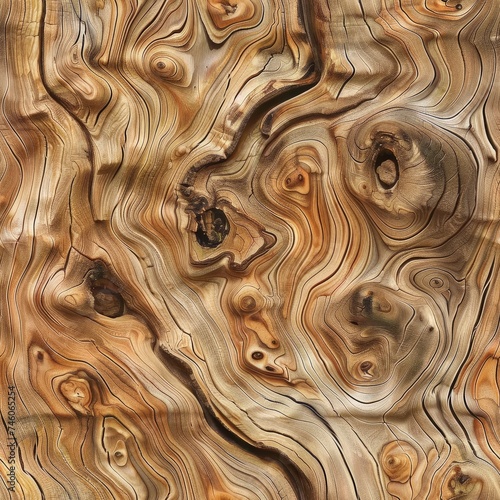 Seamless yew wood texture pattern high resolution 4k, natural wood for design, architecture and 3d. HD realistic material rugged, surface tileable for creative work and design