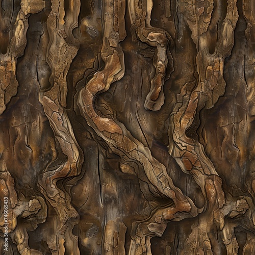 Seamless iron wood texture pattern high resolution 4k, natural wood for design, architecture and 3d. HD realistic material rugged, surface tileable for creative work and design