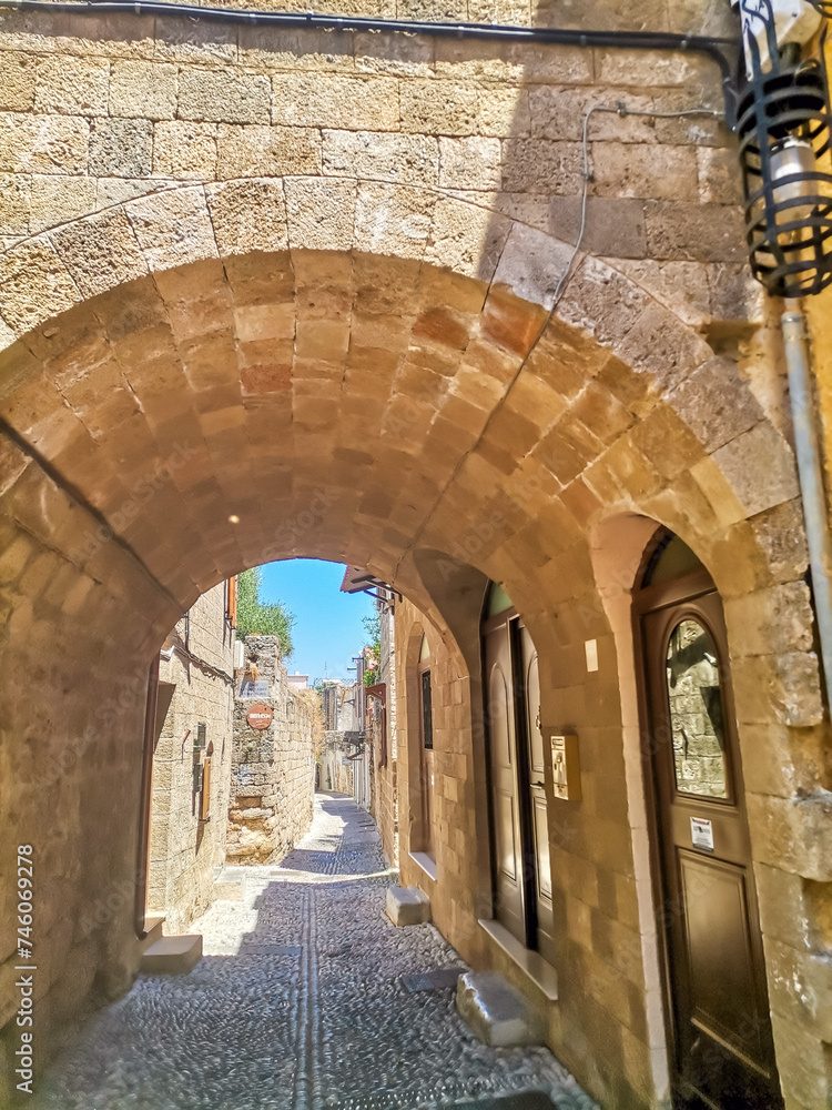 Old Town of Rhodes World Heritage City, UNESCO, Greece 