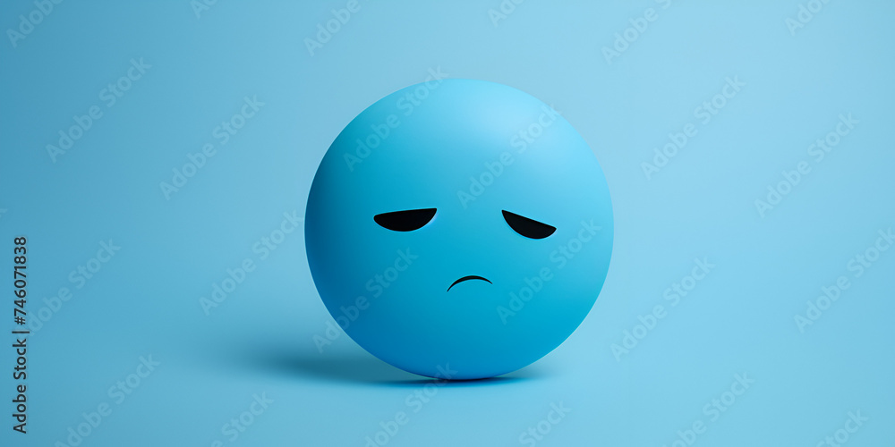 sad emotion on blue background 3d rendering Pro Photo
sad emotion on blue background 3d rendering Pro Photo
