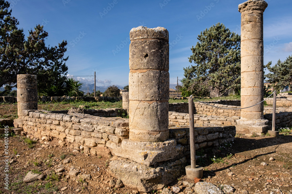 Roman city of Pollentia, Northwest house, Alcudia, Mallorca, Balearic Islands, Spain