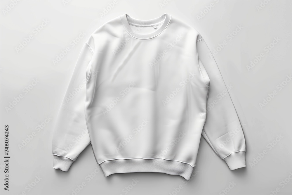 Realistic mockup of white flannel on white background. Images with space for text. Clothes for walking. Realistic mockup of white flannel on white background. Images with space for text. Clothes for walking.
