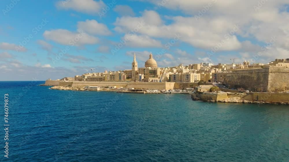 Panoramic view of the capital Valletta, Malta Panoramic view of the capital Valletta, Malta