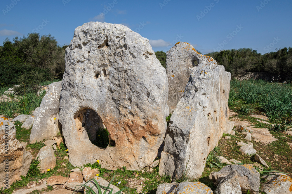 Ses Roques Llises Dolmen, Alaior, Menorca, Balearic Islands, Spain