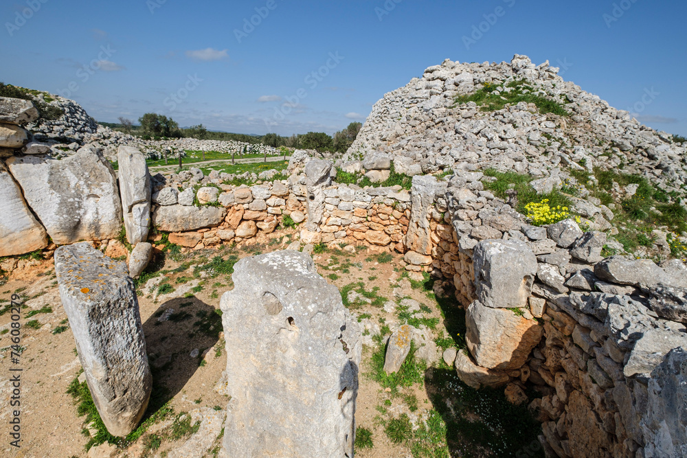 Torre d'en Galmés talayotic village, Alaior, Menorca, Balearic Islands, Spain