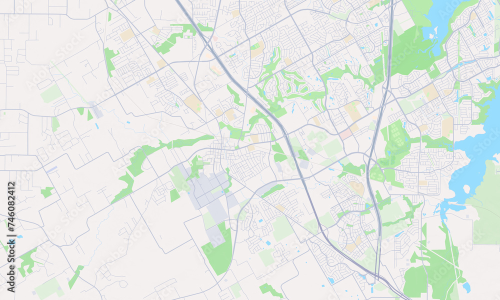 Mansfield Texas Map, Detailed Map of Mansfield Texas