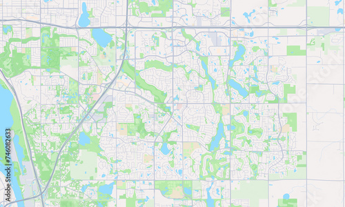 Woodbury Minnesota Map  Detailed Map of Woodbury Minnesota