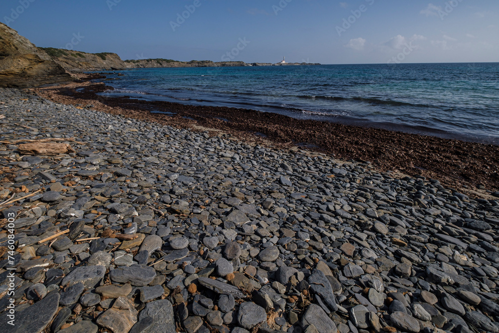 Tortuga beach, s'Albufera des Grau Natural Park, Menorca, Balearic Islands, Spain Tortuga beach, s'Albufera des Grau Natural Park, Menorca, Balearic Islands, Spain