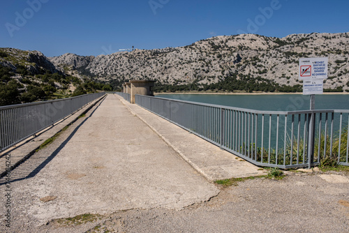 Fototapeta Naklejka Na Ścianę i Meble -  Cúber reservoir, long distance route GR 221, Escorca, Mallorca, Balearic Islands, Spain