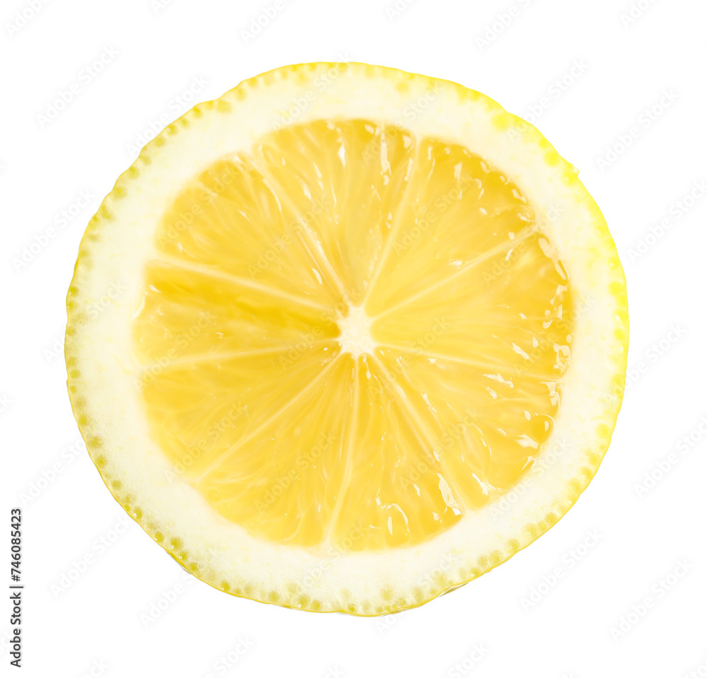 Lemon slice isolated on white. Citrus fruit Lemon slice isolated on white. Citrus fruit