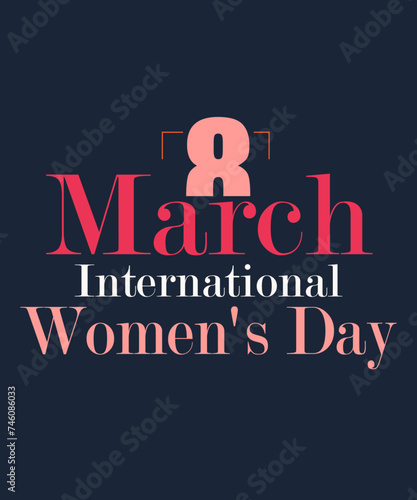 International Women's Day banner. women and girls in science wallpaper, women's day, real woman empowerment 2