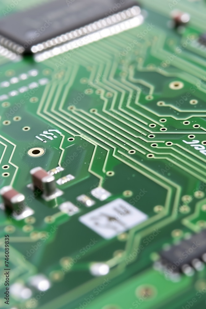 Close-up of Circuit Board in Technology and Innovation Close-up of Circuit Board in Technology and Innovation