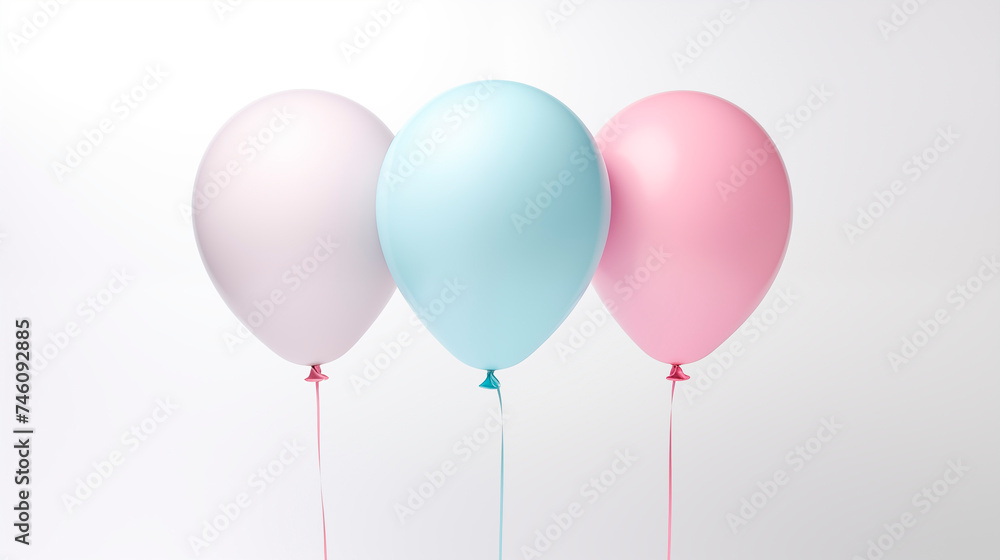 many pastel colorful bright balloons on a white background with copy space. many pastel colorful bright balloons on a white background with copy space.