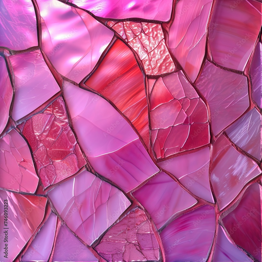 pink stained glass shiny abstract background. pink stained glass shiny abstract background.