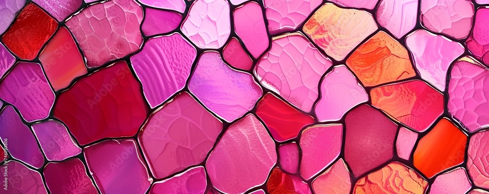 pink stained glass shiny abstract background. pink stained glass shiny abstract background.
