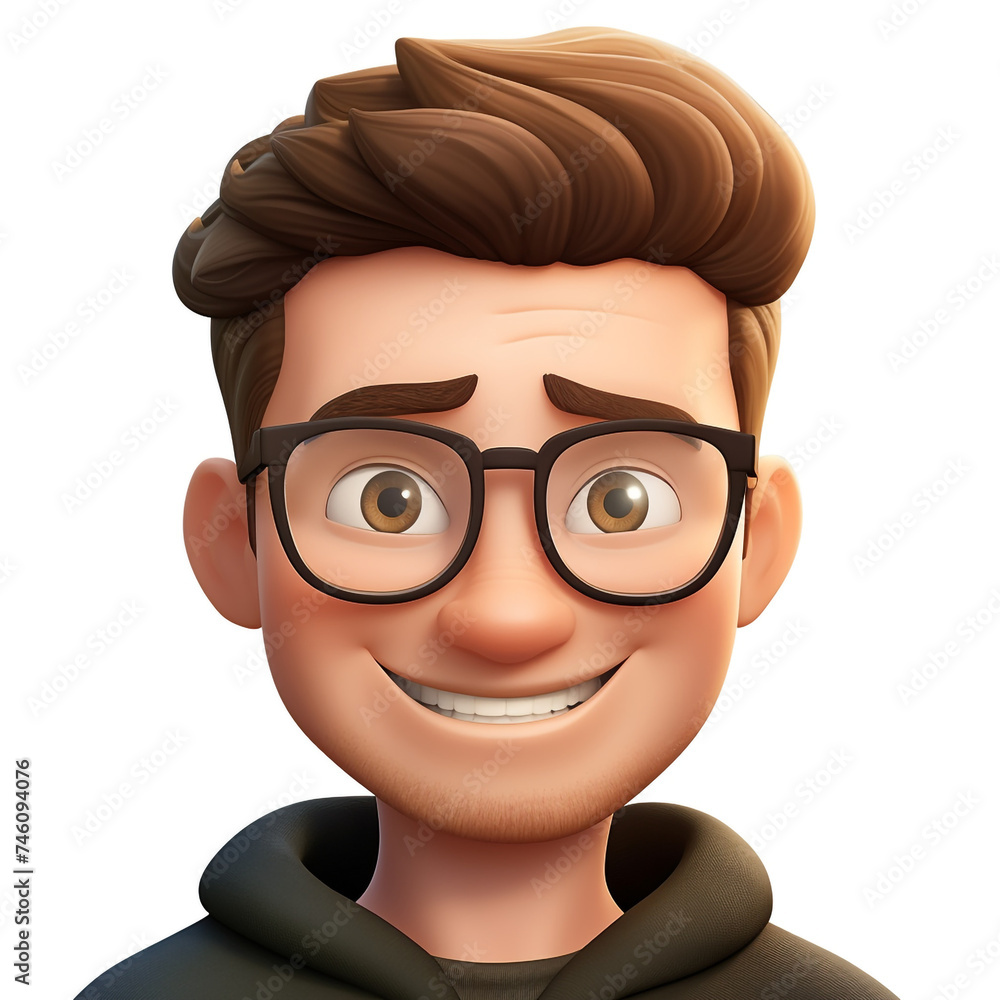 memoji smile man сreated with Generative Ai memoji smile man сreated with Generative Ai