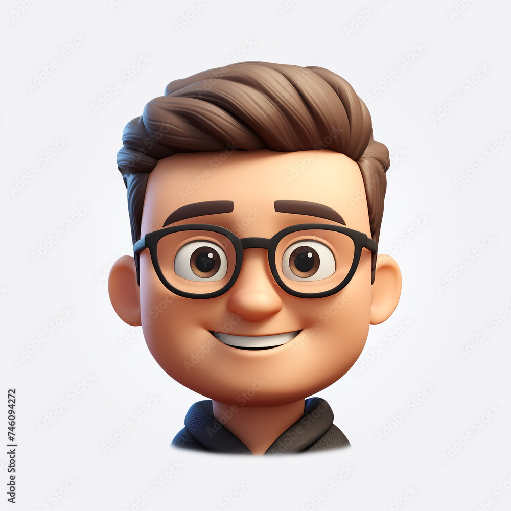 memoji smile man сreated with Generative Ai memoji smile man сreated with Generative Ai