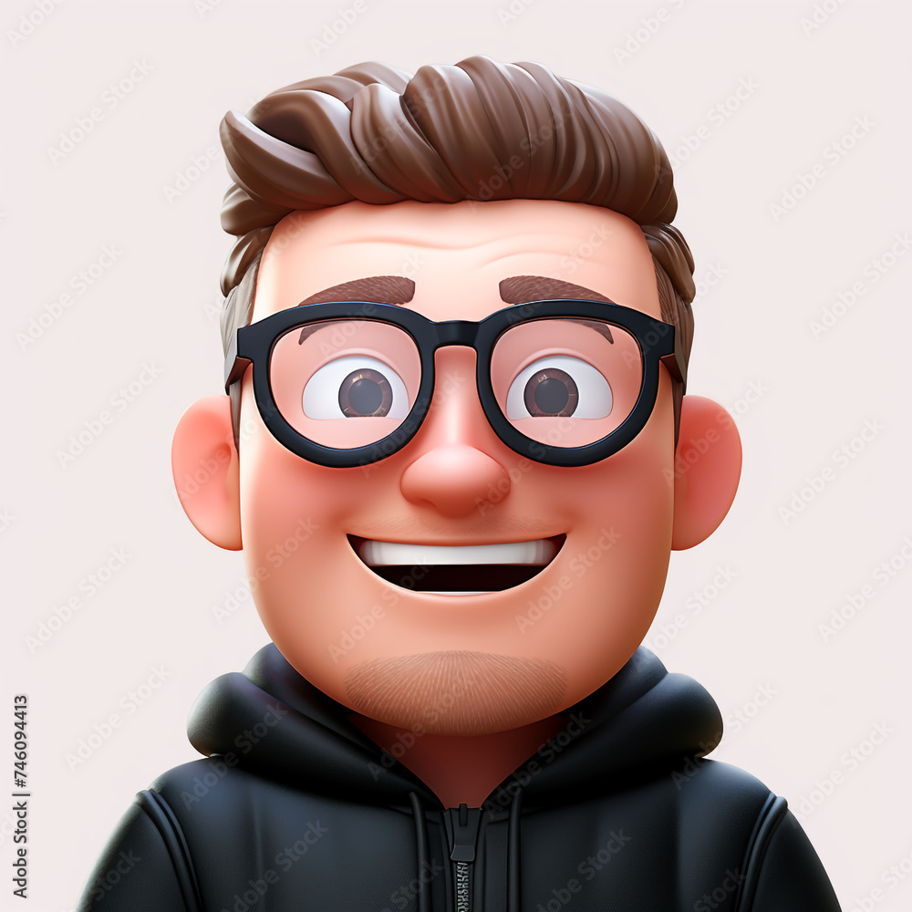 memoji smile man сreated with Generative Ai memoji smile man сreated with Generative Ai