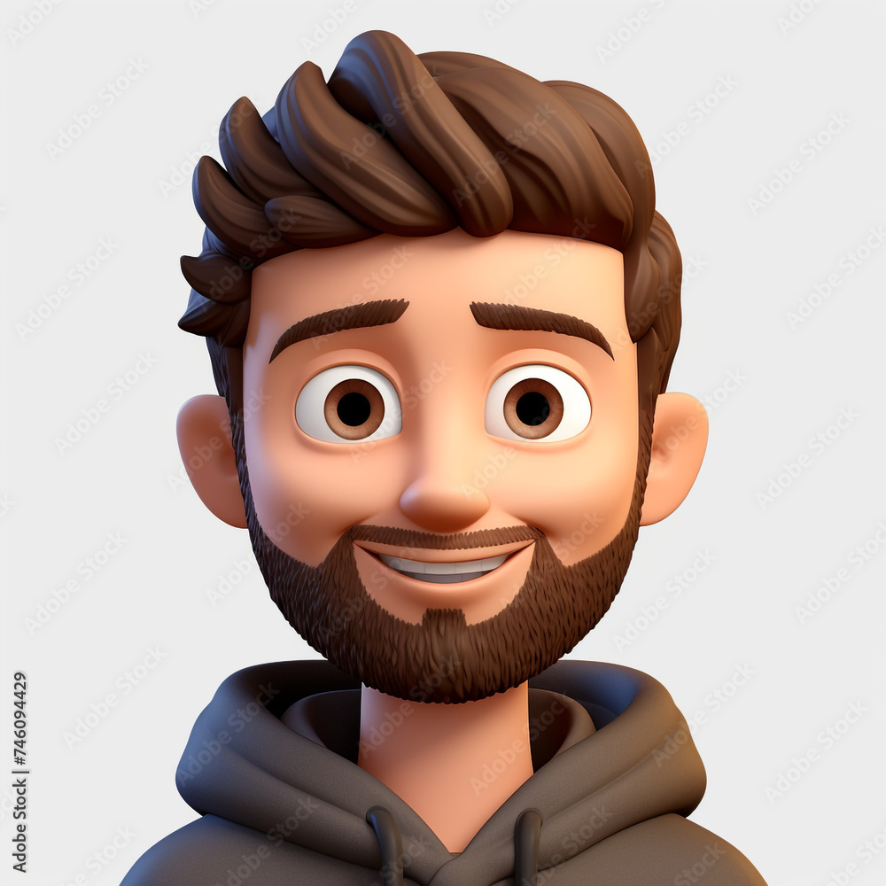 memoji smile man сreated with Generative Ai memoji smile man сreated with Generative Ai
