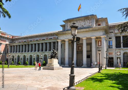 Famous Prado museum in Madrid, Spain photo