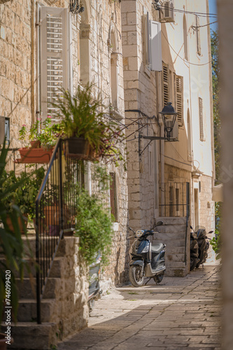  Miasto Trogir w Chorwacji. Miasto wpisane do UNESCO