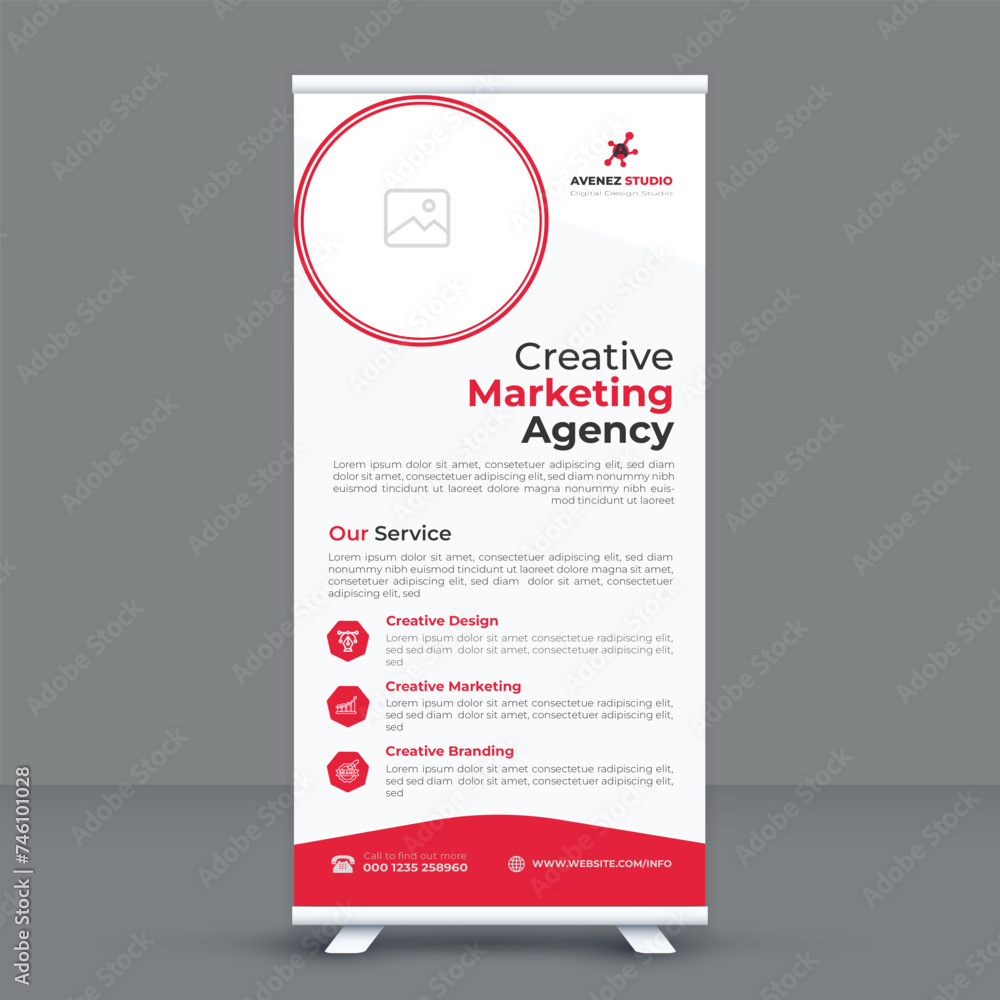 Corporate Business Roll Up Banner Design Template Corporate Business Roll Up Banner Design Template