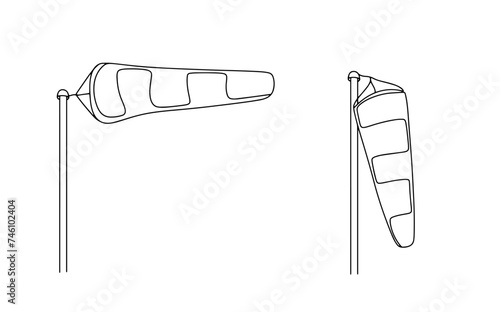 Windsock. Wind. Weather