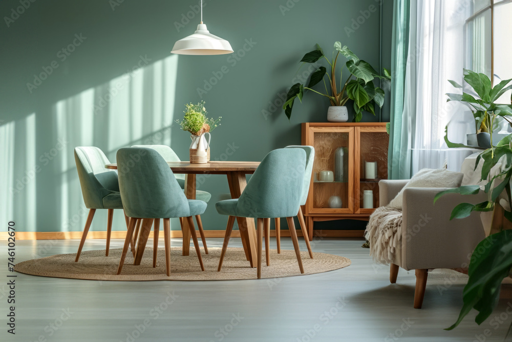 Fototapeta premium Interior Design Dining Room for Elegant Meals