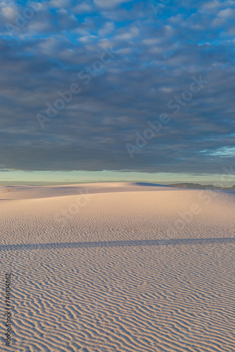 Early morning light in White Sands National Park, New Mexico