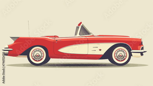 Retro design over white background vector illustration